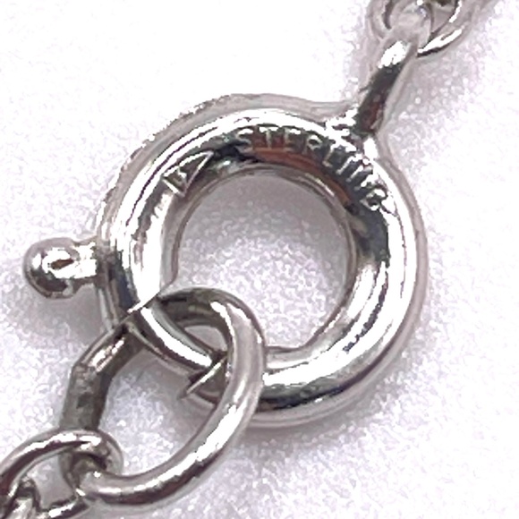 Sterling Silver Garnet Cross Pendant Necklace - Picture 5 of 13